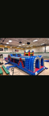 46ft obstacle course.