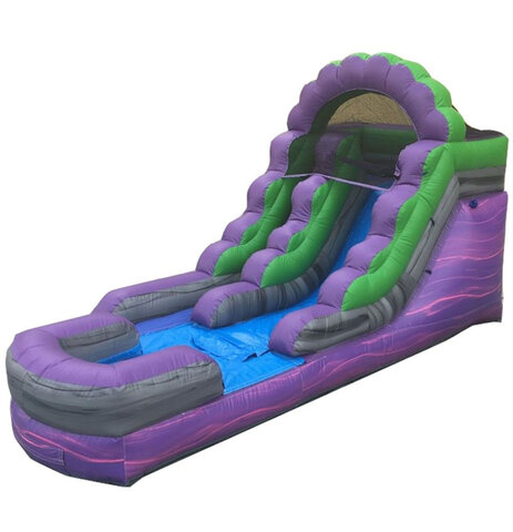 12ft Purple Marble Water Slide