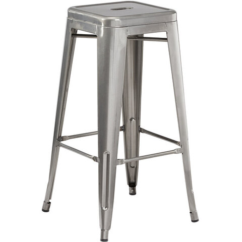 Gun Metal Gray Bar Stool