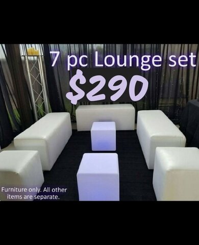 7 PC VIP LOUNGE PACKAGE DEAL