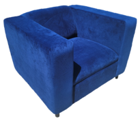Navy Blue Velvet Chair