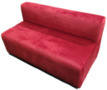 Red Velvet Modular Sofa