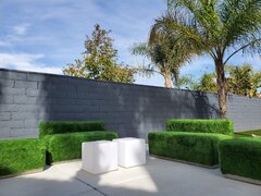 Grassy Lounge Set w/ LED cubes 