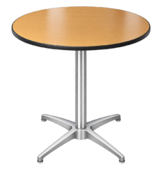 Bistro height round table 30'x30' - No linen