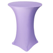 Cocktail table with Lavender spandex linen- No LED lighting