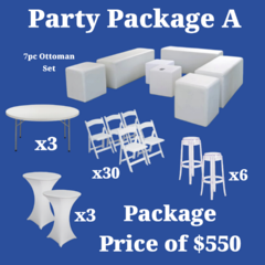 Party Package 1 - White