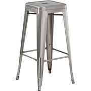 Gun Metal Gray Bar Stool