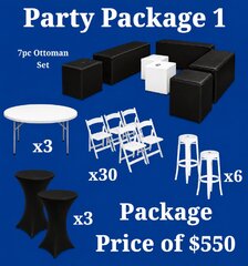 Party Package 1 - Black