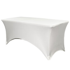 Table Linen - Spandex Rectangular - White (Table Linen Only)