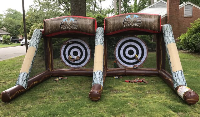 Dual Ax Throwing Game