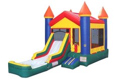 Castle w/ Slide and Water Tub