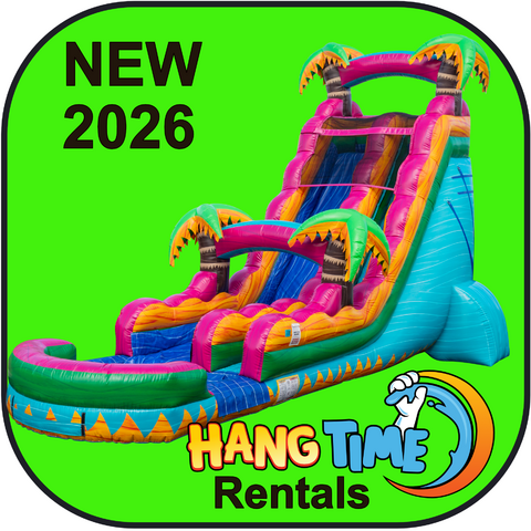 Teal Crush Slide with Pool-22 FT - MAY  2026