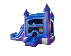 Estimated Availability - July 20  Ol Purple Bounce House Slide Combo New For 2022