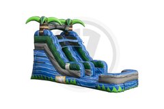 Blue Crush Water Slide with Pool-13 FT