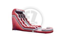 Red Lava Water Slide with Pool-15 FT
