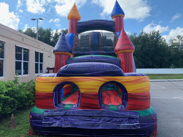 large slide inflatable rentals near me clermont florida
