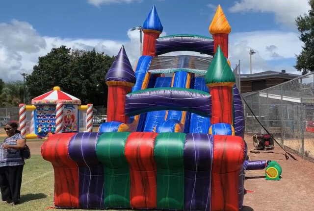 two slide inflatable rental near me winter garden clermont orlando florida