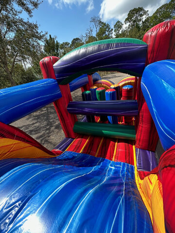 obstacle course inflatable rental near me orlando clermont florida