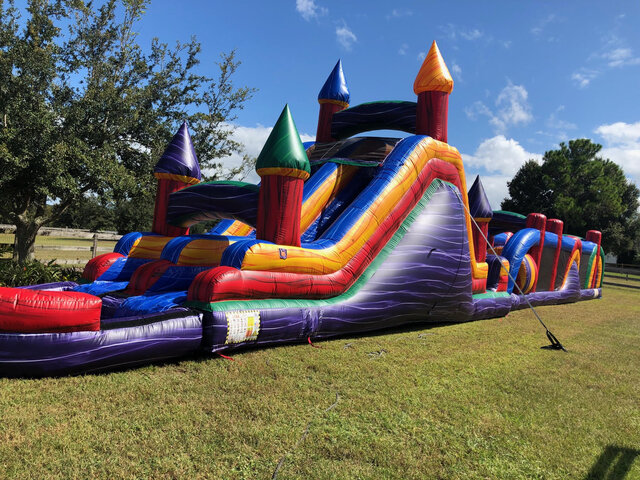 obstacle course bounce house- clermont