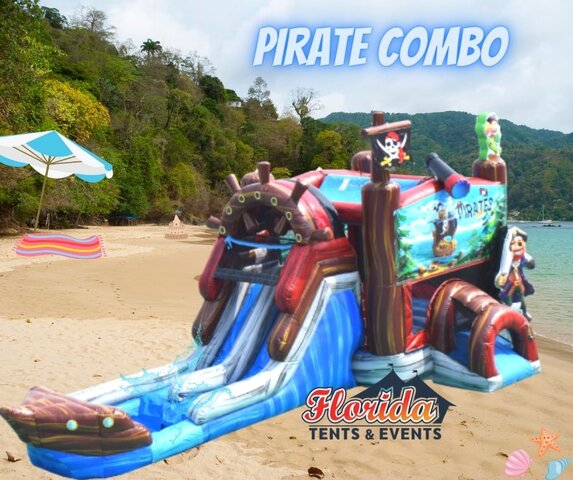 Pirate Combo with Dual Lane Slide Near Orlando