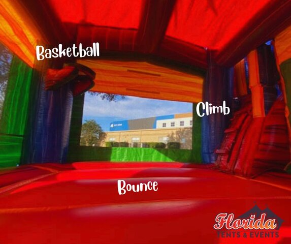 Florida Bounce Castle Bouncy House with Slide Rental