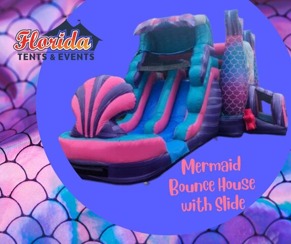 Mermaid Bounce and Slide Combo Clermont FL