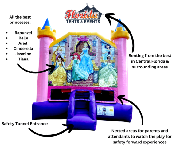 Disney Princess Bouncy House Rentals Orlando Florida