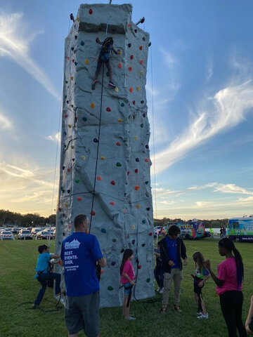 Rock wall rental near me- Clermont Florida 