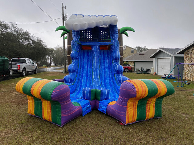 Bounce house with water slide rentals near me- Groveland Florida