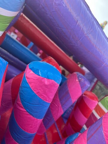obstacle course inflatable rental near me- clermont groveland ocoee