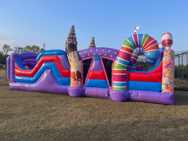 candy fun obstacle course rental near me- orlando ocoee gotha 