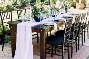 table linen and chair cover rentals