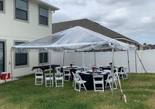 20 x 20 Clear Top Tent 