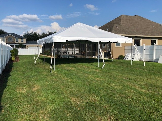 Tents for clearance yard