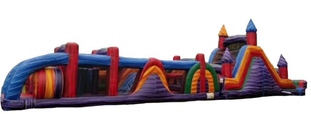 84 Foot Long Rainbow Obstacle Course 