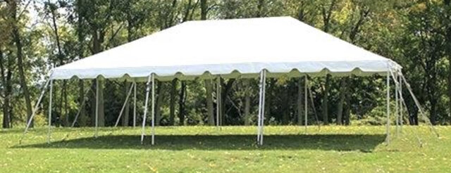 10 x 30 White Top Tent