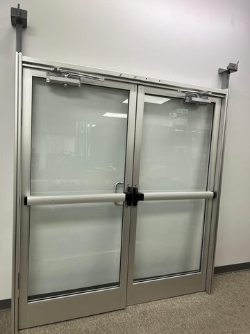 Entrance Glass Double Door 