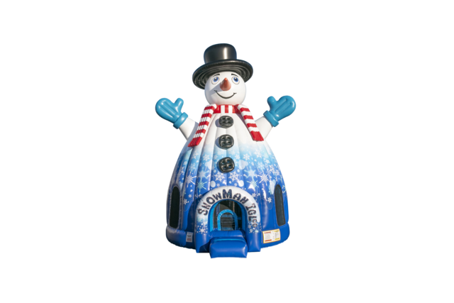 27 Foot Tall Inflatable Snow man Bounce House