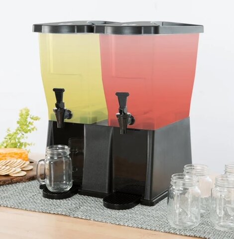 3 Gallon Beverage / Juice Dispenser with Black Stand