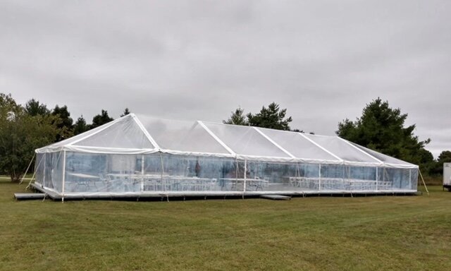 40 x 60 Clear Top Tent 