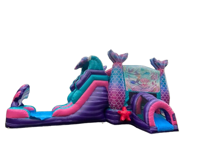 Mermaid Bounce House With Slide