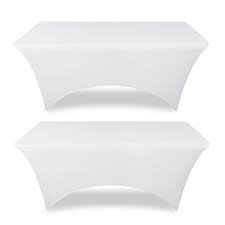 White Spandex Table Cover (1 each) 