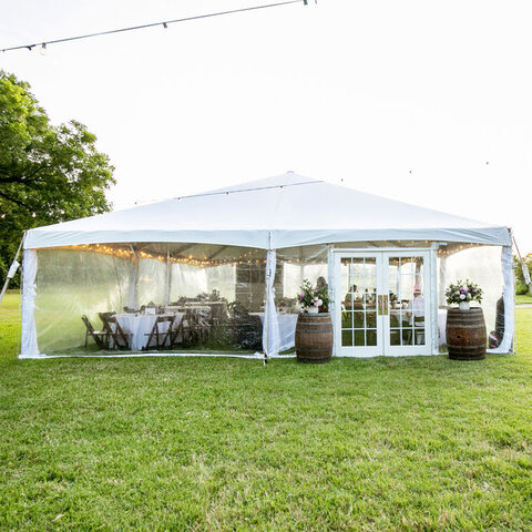 Clear Tent Sidewall 20 feet