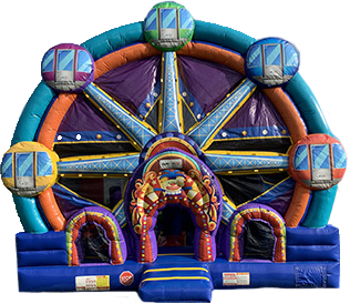 Ferris Wheel Bounce House With Slide