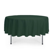 90 Inch Table Cloth Round Hunter Green