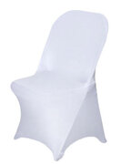 White Spandex Chair Cover 