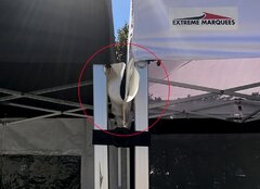 White Vinyl Water Gutter