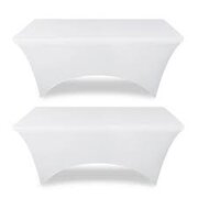 White Spandex Table Cover (1 each) 