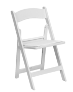 White Wooden Looking Chairs