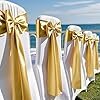 Satin Chair Sash-mult colors